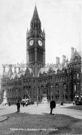 Town Hall, Manchester. c.1906.